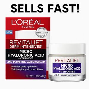 L’Oreal Revitalift Micro Hyaluronic Acid Water Cream 1.7 oz Fragrance Free